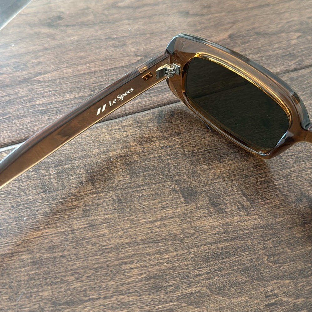 Le Specs dynamite rectangular frames tobacco - Picture 5 of 9
